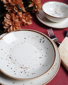 Geschirr Set 24-teilig Rustikal – Flamingo Home