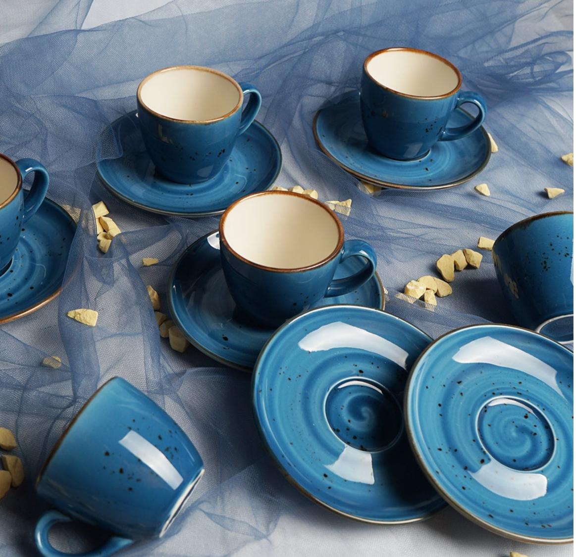 Kaffeeservice Blue Dream 18 teilig